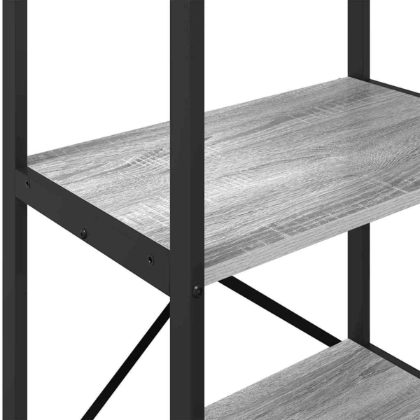 vidaXL Bücherregal Graues Sonoma 56 x 34 x 96 cm Holzwerkstoff 883877 Bild 7