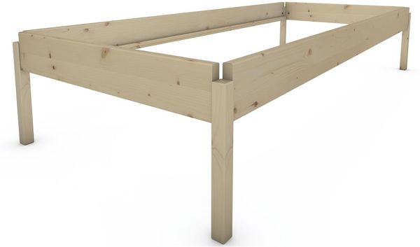 Stapelbett "Horst" 90 x 210 cm 44 cm Fichte Holzbett Gästebett Massivholzbett Bild 3