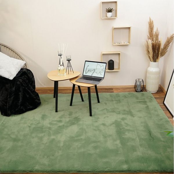 Consilio Concept Fellteppich Teppich Hasenfell Imitat COZY Fell Hochflor rechteckig Höhe: 22 mm