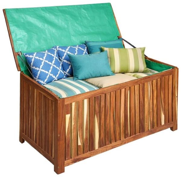 Relaxdays Gartenbox Akazienholz