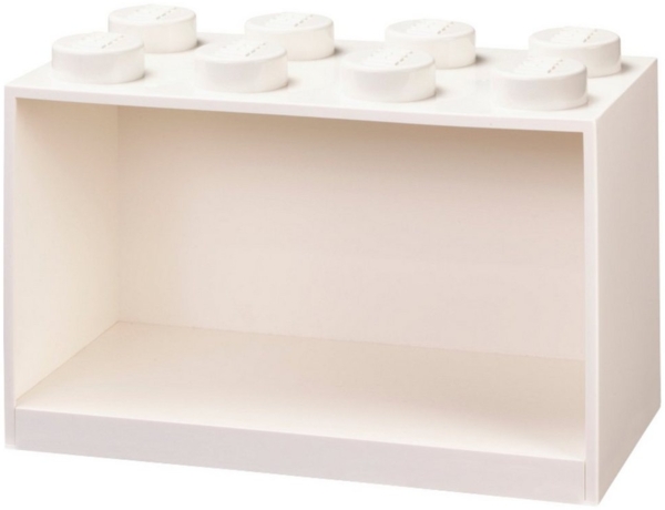 Room Copenhagen LEGO Wandregal 8 Noppen – weiss