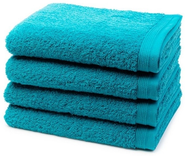 Möve Superwuschel 4 tlg. Frottier-Set - 4 X Handtuch (50 X 100cm) - 520 g/m2 - Lagoon