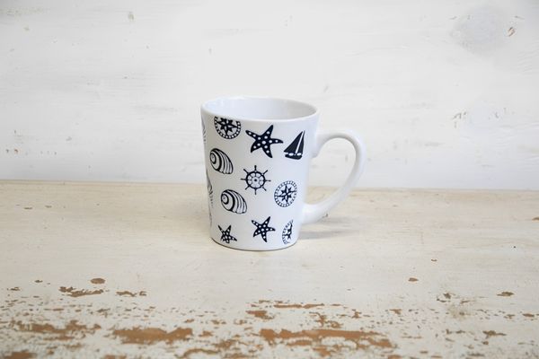 Kaffeetasse Becher Tasse Keramik 250ml Maritim