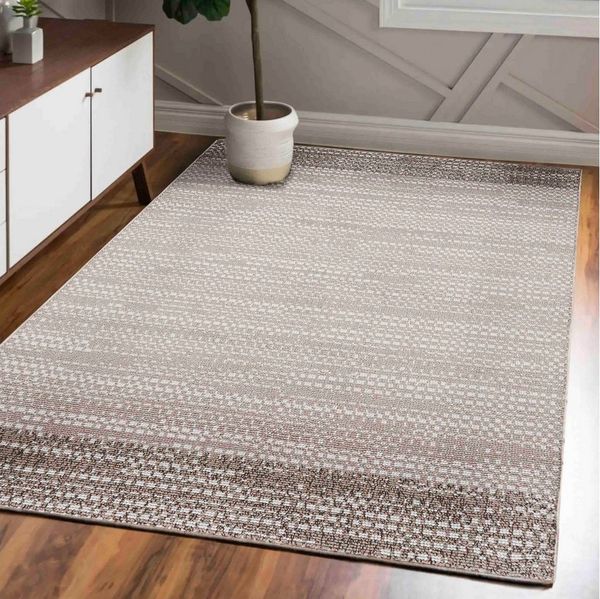 Mazovia Designteppich Modern Weich Minimalist Teppich für Wohnzimmer - Neutralfarben Teppich, 80x150 cm, Fußbodenheizung