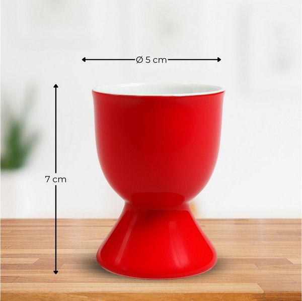matches21 HOME & HOBBY Eierbecher, (6-tlg), Spülmaschinenfeste Eierhalter für Frühstückstisch