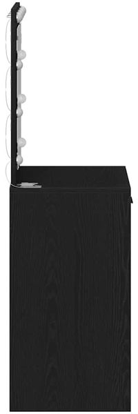 vidaXL Schminktisch mit Speicher Schwarz Eichen-Optik 50 x 41 x 135 cm 865038 Bild 6