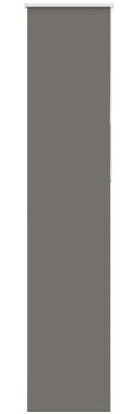 vidaXL Verdunkelungsrollo Grau 45x230 cm Stoffbreite 40,7 cm Polyester 4011195