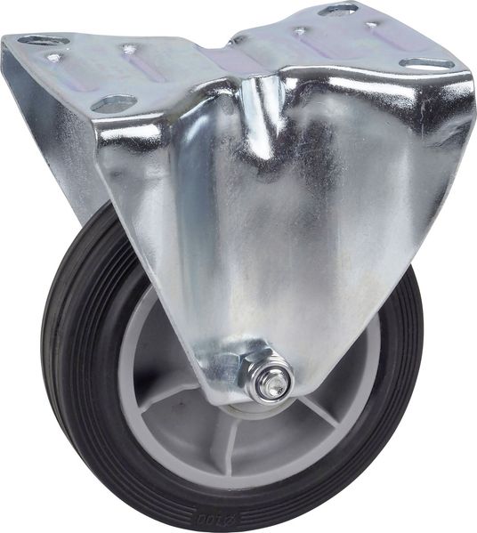 Transportgeräte-Bockrolle 100 x 30 mm Tragkr. 70 kg