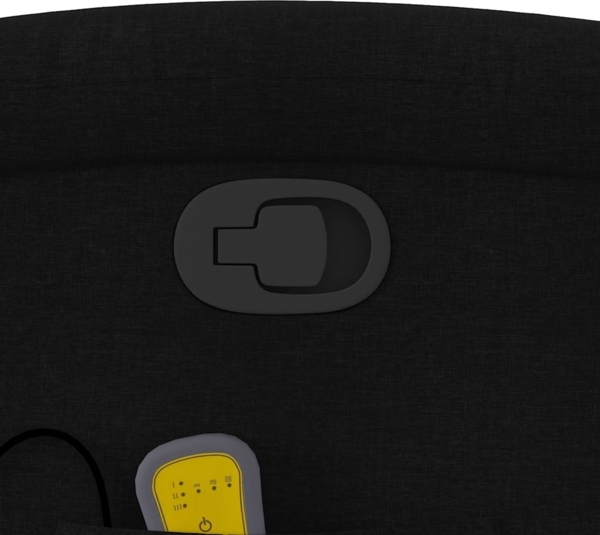 vidaXL Massage-Relaxsessel, schwarzer Stoff 3205870 Bild 9