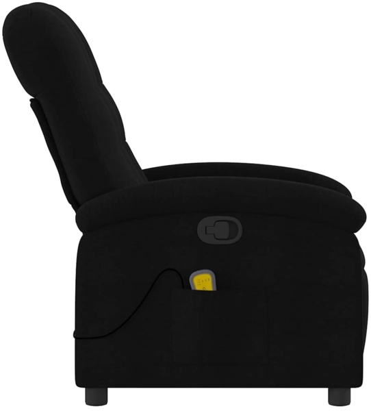 vidaXL Massage-Relaxsessel, schwarzer Stoff 3205870 Bild 4