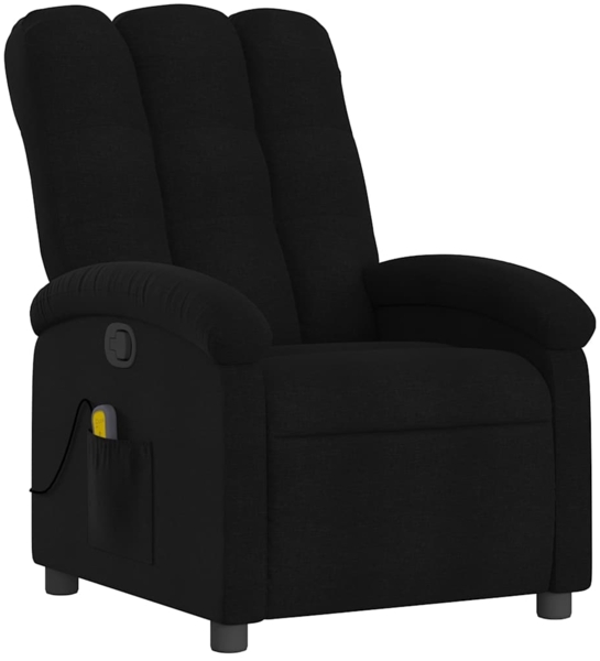 vidaXL Massage-Relaxsessel, schwarzer Stoff 3205870 Bild 2