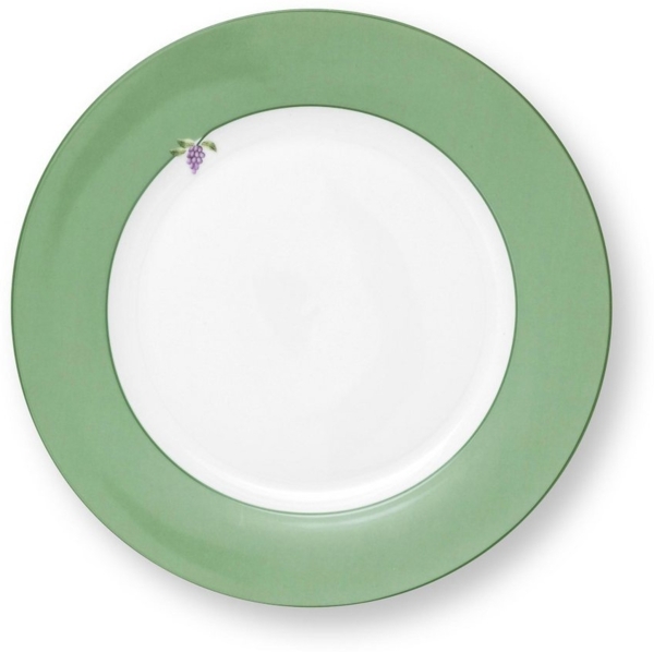 PiP Studio Speiseteller Lily&Lotus Uni Light Green Speiseteller 26,5cm