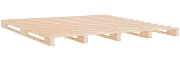 vidaXL Massivholzbett ohne Matratze 180x200 Kiefernholz 3120147 Bild 6