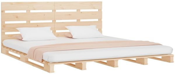 vidaXL Massivholzbett ohne Matratze 180x200 Kiefernholz 3120147 Bild 4