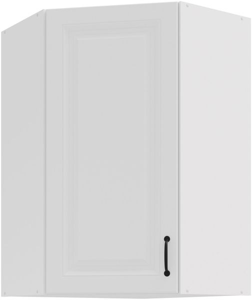Eckhängeschrank 60x60 cm Stilo Weiss Küchenzeile Küchenblock Landhaus Höhe 90 cm