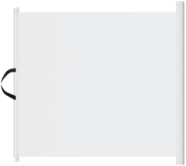 vidaXL Haustier-Barriere Ausziehbar Weiß 117,5x125 cm 4004130