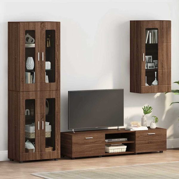 vidaXL Holzschrank Braun Eichen-Optik 50 x 29 x 100 cm Holzwerkstoff 880228