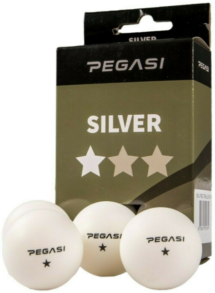 Pegasi 1-Stern Tischtennisbälle 6Stk. Weiß