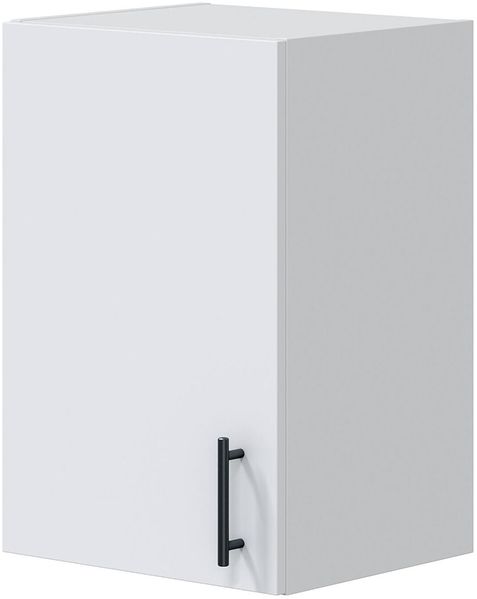Dmora Hängeschrank 1 Tür Thyra, Wandregal, Multifunktionshilfe-Schrank, 40x34 h59 cm, Weiß
