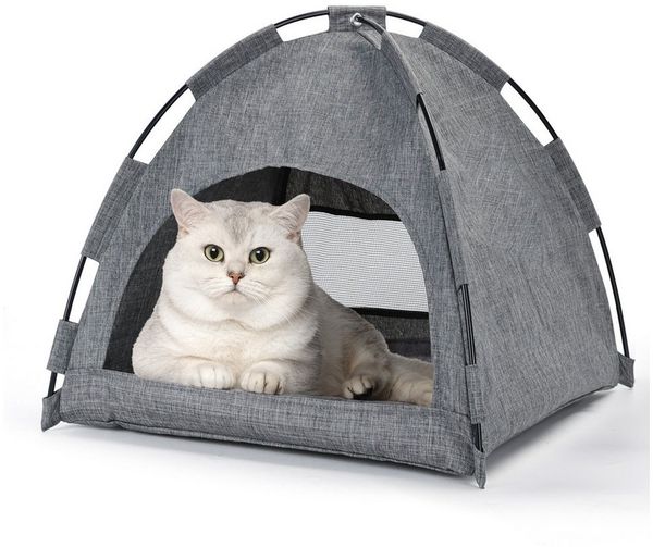nobleza Tierbett Faltbares Katzenhaus, 2-in-1 Katzen und Hundebett