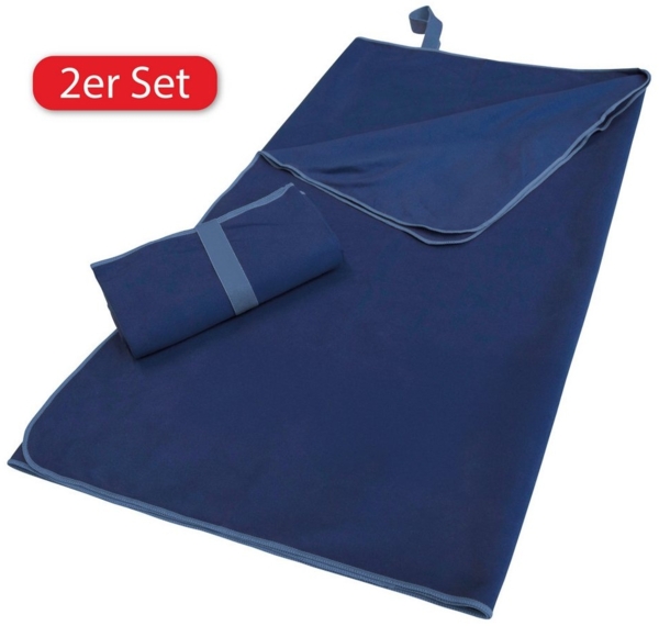my home Sporthandtuch Elja Reisehandtuch, Strandhandtuch, (2-St), auch als 2er Set erhältlich, schnelltrocknend & saugfähig, Mikrofaser Bild 1