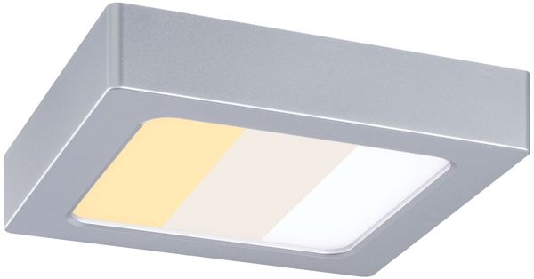 LED Panel Abia 2 White Select Dämmerungsgesteuerter Bewegungsmelder (HF) eckig 170x170mm 9,5W 1100lm 2700 - 4000K Chrom matt