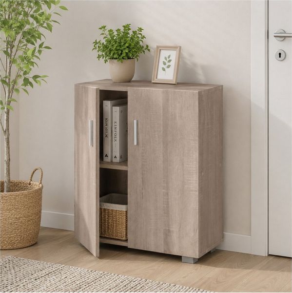 HTI-Living Kommode Kommode Thekla 6077 (Stück, 1 St, 1 Kommode), Mehrzweckschrank 2 Fächer