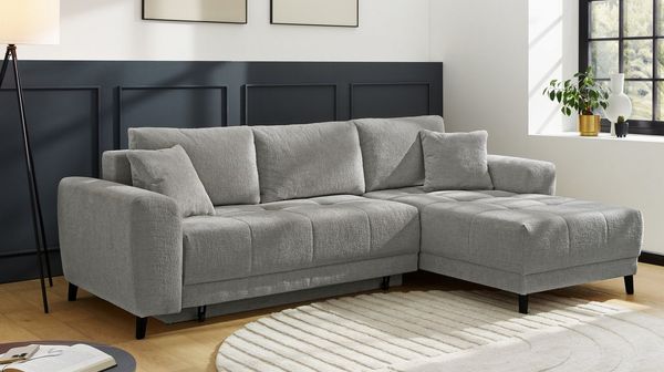 Jockenhöfer Gruppe Ecksofa Beverly L-Form, B: 251 cm, mit Bettfunktion, Bettkasten & Zierkissen