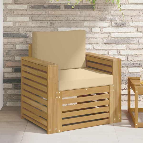 vidaXL Outdoor-Sofagarnitur Polyester Weiß 3439105