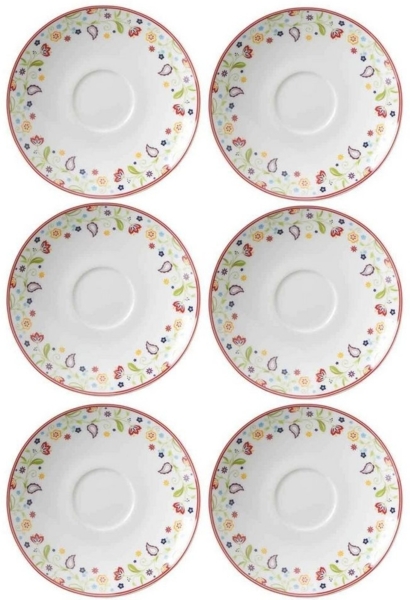 Ritzenhoff & Breker SHANTI Kaffeeuntertasse 16 cm 6er Set