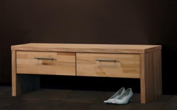 Sitzbank Kernbuche teil-massiv, geölt