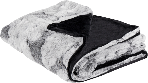 Kuscheldecke KOSI 150 x 200 cm Hellgrau