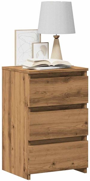 vidaXL Nachttisch Artisan-Eiche 40x35x62,5 cm Holzwerkstoff 856524