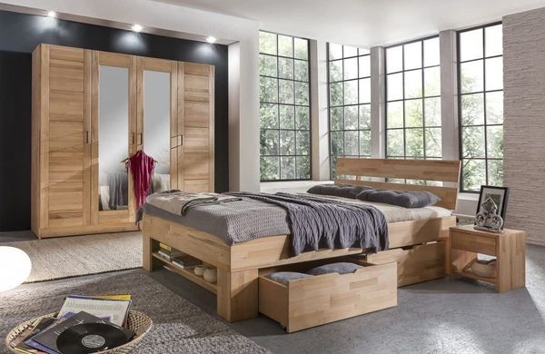Meble Stolrus Futonbett SOFIE (Massivholz, 140 x 200), Standsichere Bauweise