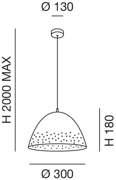 Fabas Luce 3532-40-102 Pendelleuchte Casale Keramik weiss 30cm Bild 2