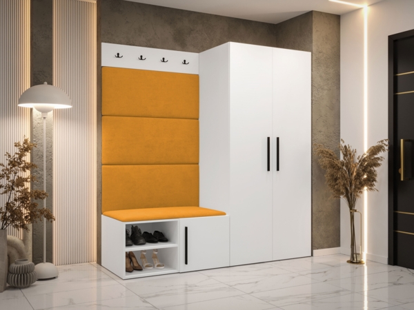 Garderoben-Set Mapreni I (Farbe: Weiß, Manila 32)