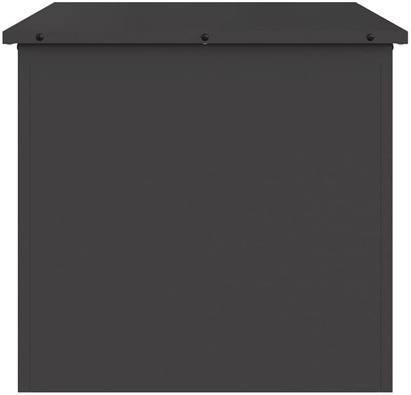 vidaXL Gartenlagerkissenbox Stahl 55 x 50,5 x 50 cm 117 L Schwarz 874574 Bild 6