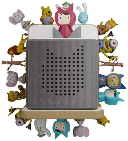 Holzura Kinderregal Holzura Regal für Toniebox Tonieregal für Toniefiguren und Ladestation