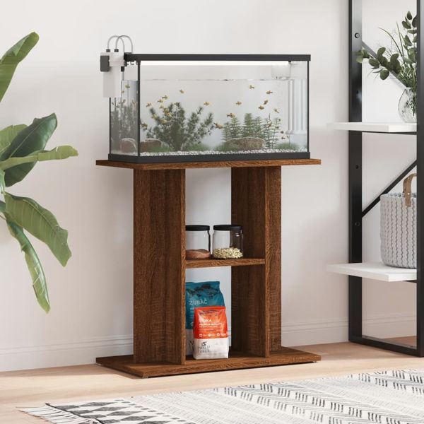 vidaXL Aquariumständer Braun Eichen-Optik 60x30x60 cm Holzwerkstoff 833574