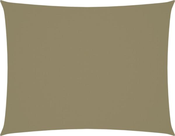 Sonnensegel Oxford-Gewebe Rechteckig 5x7 m Beige