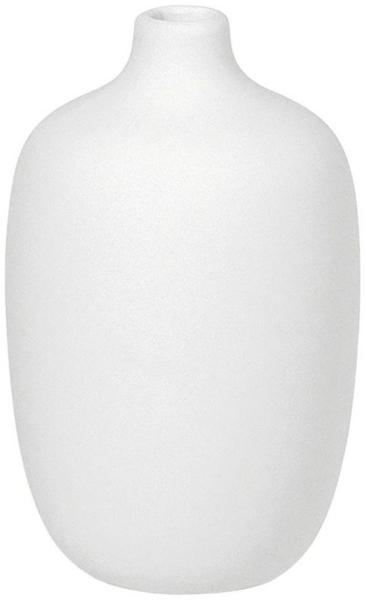 Blomus Vase Ceola, Dekovase, Blumenvase, Keramik, White, H 13 cm, D 8 cm, 66170