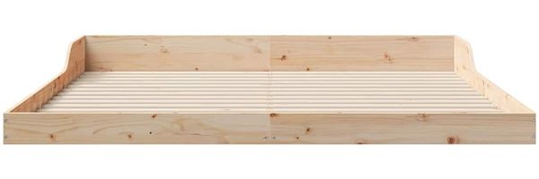 vidaXL Bettrahmen Braun 180 x 210 cm Massives Kiefernholz 873358 Bild 5