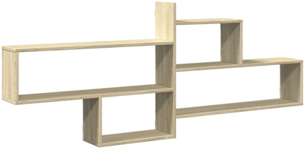 vidaXL Wandregal Sonoma-Eiche 167,5x18x68 cm Holzwerkstoff 853319