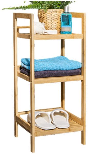 Bambus Badregal Universalregal 30x30x70cm Standregal 3 Böden