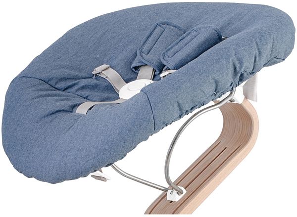 Evomove 'Nomi Baby' Matratze für Neugeborenenaufsatz, Premium Chambray