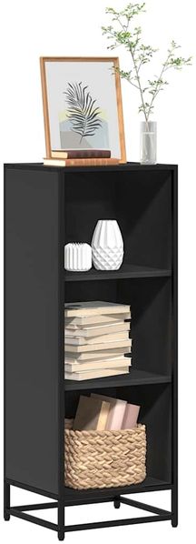 vidaXL Bücherregal Schwarz 40x35x107,5 cm Holzwerkstoff 849109