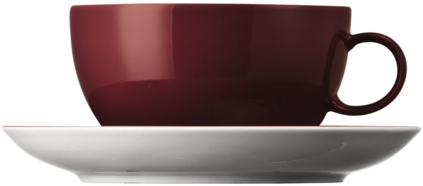 Thomas Porzellan Tasse Sunny Day Fuchsia Cappuccinotasse 2tlg, Porzellan