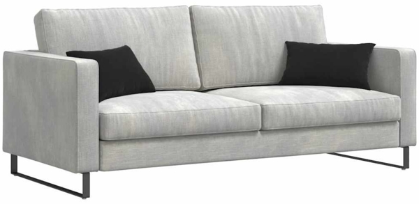 vidaXL Sofakissen 2 Stück Schwarz 50 x 30 cm Cordstoff 42013633 Bild 2