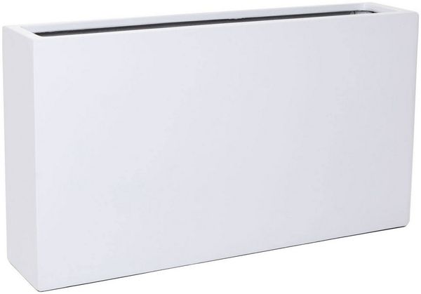 VIVANNO Pflanzkübel Fiberglas ELEMENTO SLIM Kasten - Weiß Matt (1 St), 90x20x50 cm