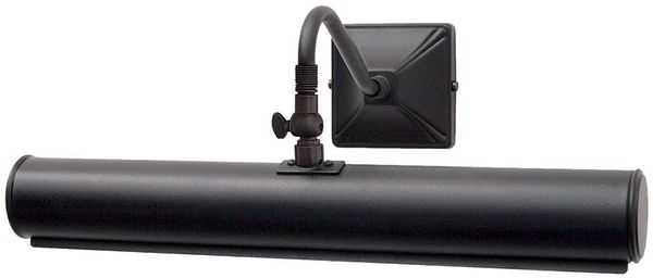 Wandleuchte, Bilderlampe, Stahl, Schwarz, B 36 cm